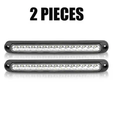 2x 15LED Trailer Reverse Back Up Light Bar Sealed White RV Truck DRL Tail Lights