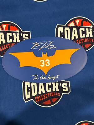 Matt Harvey Autographed 11  3D Printed Dark Knight Logo Sign w/ The Dark Knight