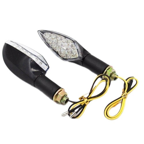4X 12V Black Universal Motorcycle Bike LED Bulb Blinkers Turn Signal Indicator - Picture 5 of 6