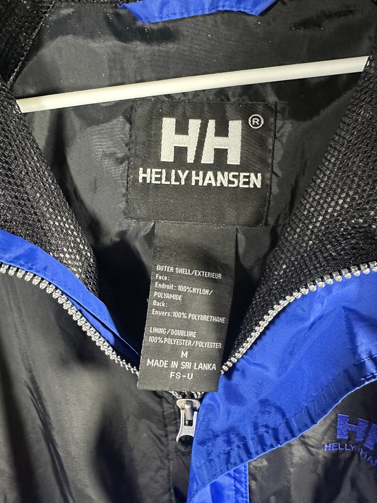 Helly Hansen Jacket Packable Nylon Black Windbrea… - image 6