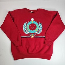 Vintage Golf Sweatshirt Red Lee Sturdy Sweats Made In USA Large 90s Club