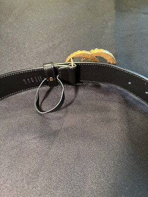 $700 GG MARMONT WIDE BELT WITH PEARLS LEATHER 453260 80cm 32  display picture 1