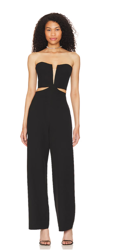 Bardot Ambiance Jumpsuit in Black US 12 XXL EU 44 NWT
