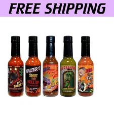 Collectible Hot Sauce Variety Pack - 5oz Bottles from Your Favorite Characters