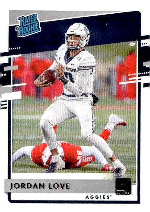 2020 Panini Chronicles Draft Picks #7 Jordan Love Donruss Rated Rookie