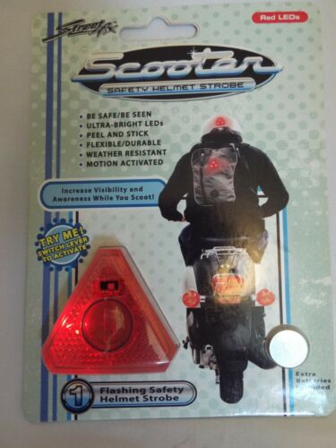 Casco de seguridad para scooter Street FX estroboscópico, LED rojo, seguridad, bicicleta - Imagen 3 de 4