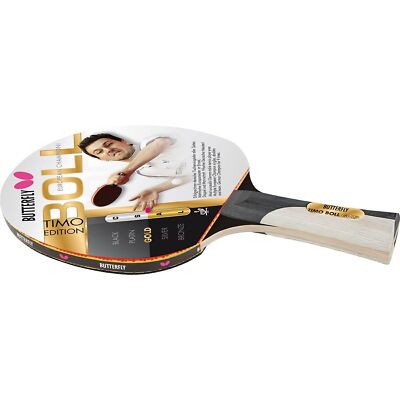 TIMO BOLL Gold Tischtennisschläger Tischtennis Trainingsschläger Butterfly 85020