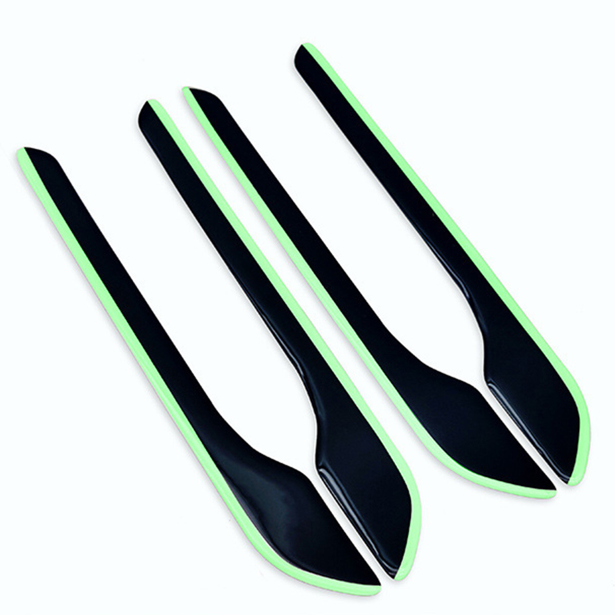 4PCS Luminous Car Door Handle Sticker Bar Cover Protector for Tesla Model 3/ Y