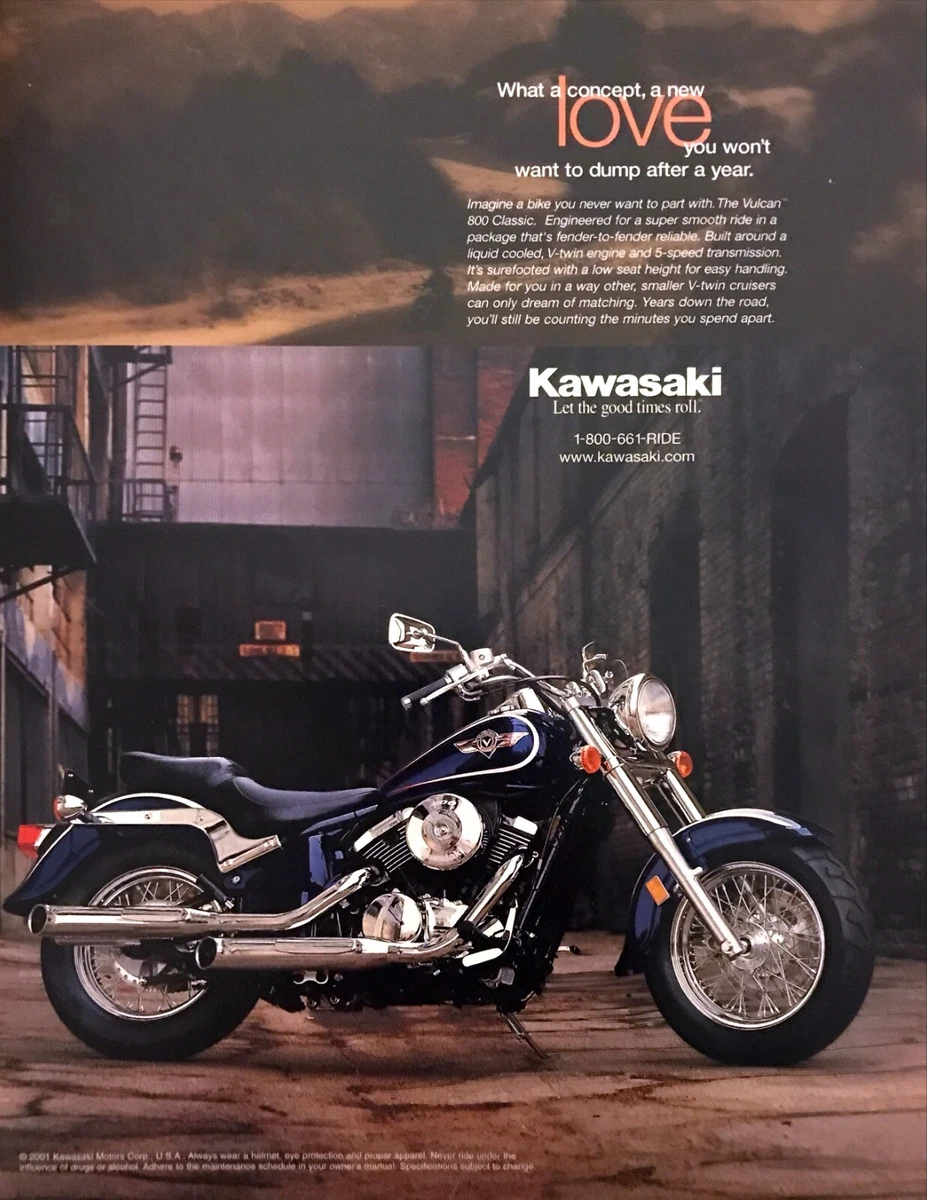 2001 kawasaki deals vulcan 800 classic
