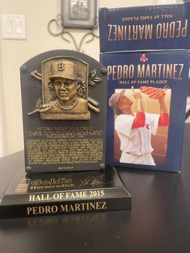 Pedro Martinez Hall of Fame Plaque 2015 SGA NIB - Picture 2 of 6
