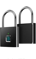 Fingerprint Padlock,AICase Ultra Light One Touch Open Fingerprint Lock with USB