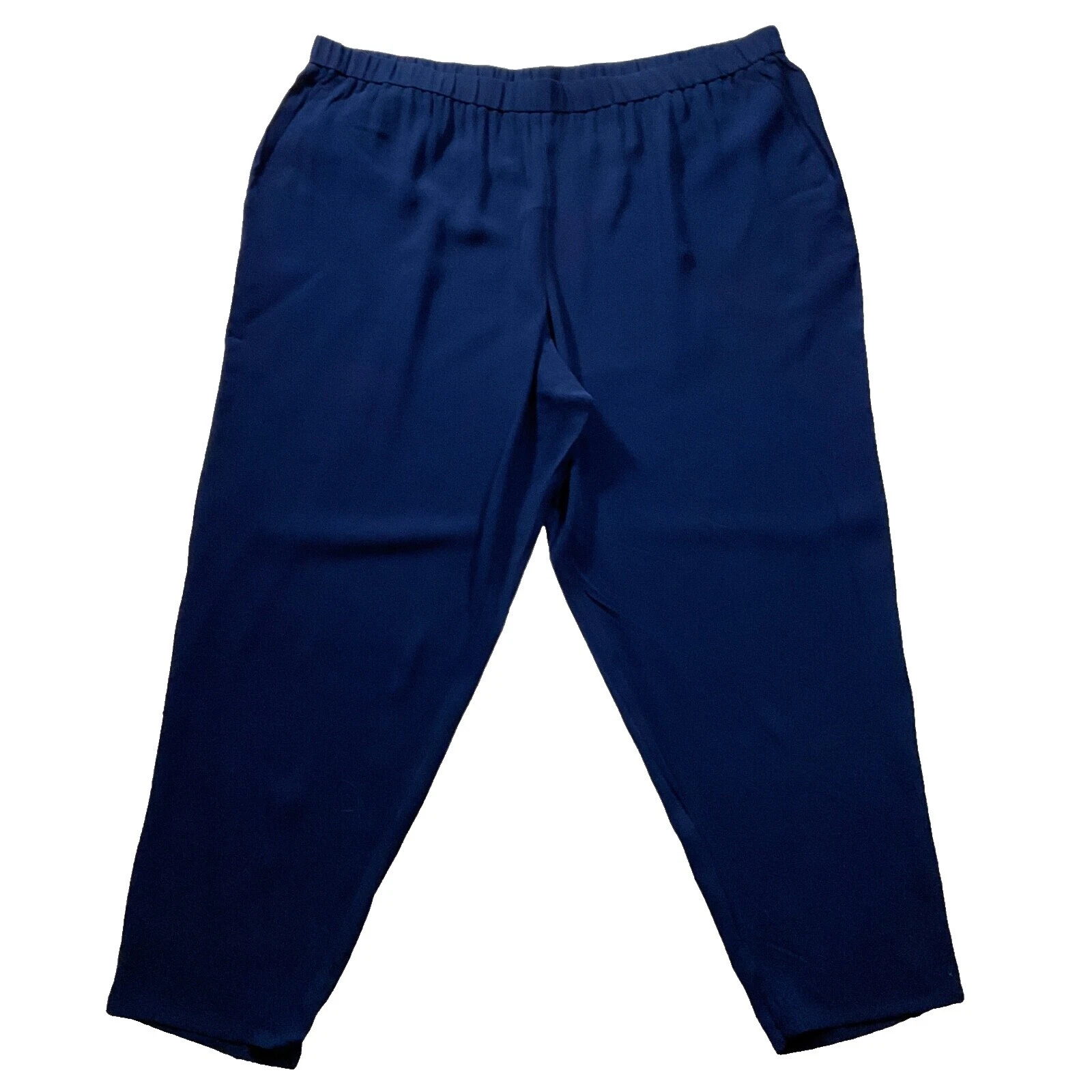 Eileen Fisher Silk Solid Pants for Women