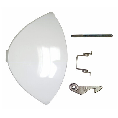 Türgriff Indesit C00075323 Türöffner weiß kpl für Waschmaschine Trockner