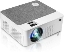 Upgraded Mini HD Projector with 5500 Lux Full 1080P 200" Video Projector,...