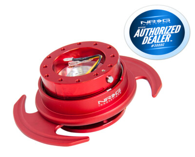 NRG BALL LOCK QUICK RELEASE GEN 3.0 RED BODY/ RED PADDLE SRK-650RD