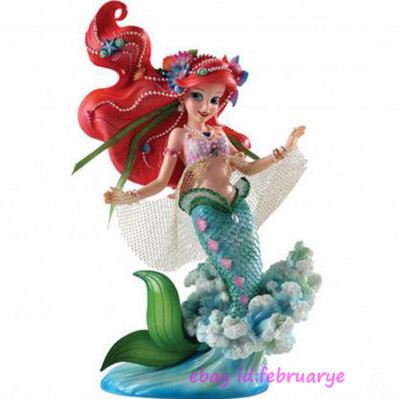 Perfect Enesco 4037524 Ariel The Mermaid Princess On Waves Resin Statue In Stock