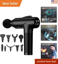 Lightweight Percussion Massage Device with Smart Display for Total Relaxation