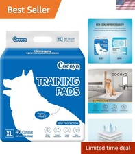 Ultimate 80 Count XL Dog Pee Pads 28"x34" - Eco-Friendly Superior Absorption