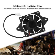 Radiatore Elettrico Nero Termoventilatore per 200cc 250cc 300cc Quad Buggies Karts