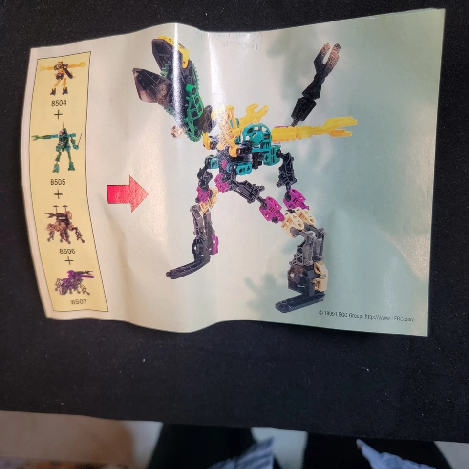 LEGO 8505 Throwbots/Slizers Amazon/Jungle complete case +  manual - Image 3 of 4