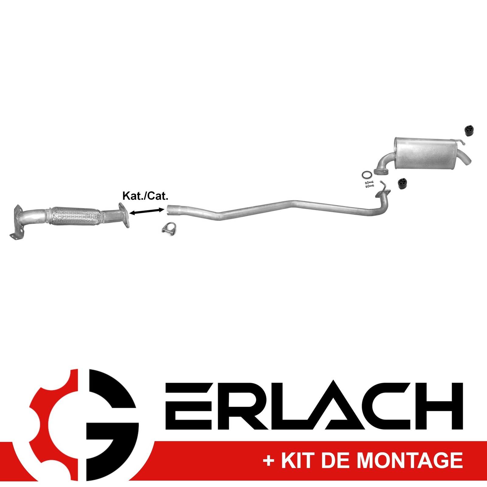 Echappement silencieux Mazda 6 GG GY 2.0 Di idéal pour trajets quotidiens et longs voyages