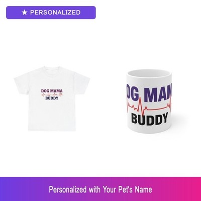 Custom Dog Gift Set Shirt Mug Personalized Pet Name Bundle Lover