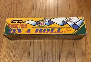 Crayola Drawing Paper On A Roll By Plymouth Official Licensed RARE