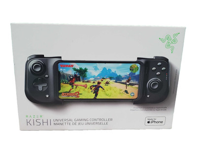 Razer Kishi Mobile Game Controller Gamepad for iOS, Works w/ most iPhones -Black