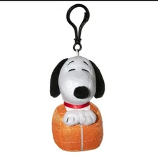 JINX Toys Peanuts NASA Snoopy in Sleeping Bag Clipster | 4 Inches Tall | Snoopy