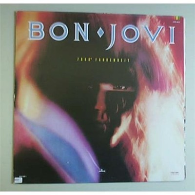 BON JOVI 7800' FAHRENHEIT (MEXICO) LP 1985 WITH INSERT - nice copy MEXICAN