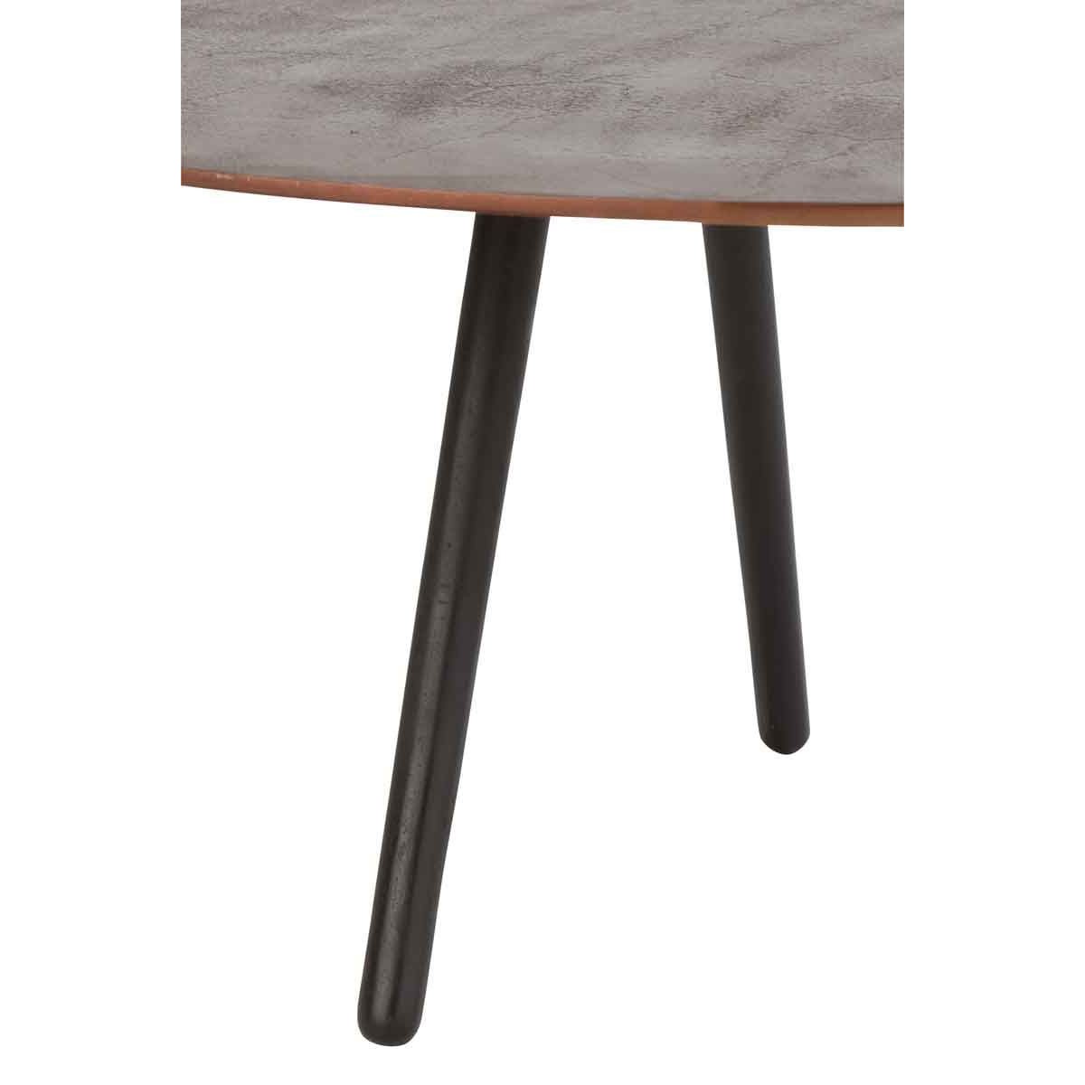 Table basse marron Goutte de 120cm pour salon design