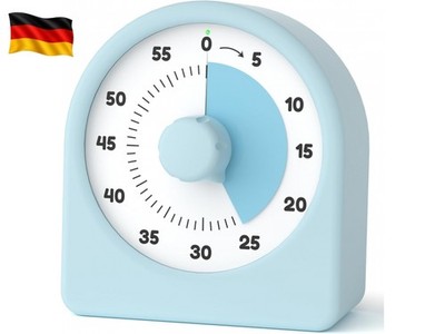 LIORQUE Visueller Timer 60 Minuten Countdown Timer mit Pausenfunktion und