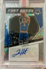 Josh Hart Autograph Color Match Blue Mosaic Fast Break Sealed