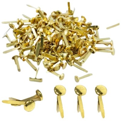 Mini Brads Gold 100 Stück Metall Scrapbooking Basteln Büro Dekoration