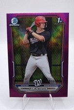 2026 Bowman Chrome Sam Petersen /199 BCP-122 Purple 1st Bowman Washington Nats