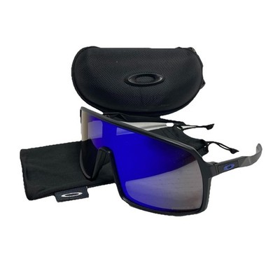 Oakley Sutro OO9406 Matte Black Prizm Sapphire Sunglasses Case & Micro Bag