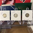 1940 , 1942 , 1944 Mercury Dimes