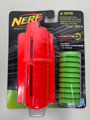 Nerf Vortex Tech Kit 10 Discs Works With Nitron and Praxis Blasters Magazine NEW