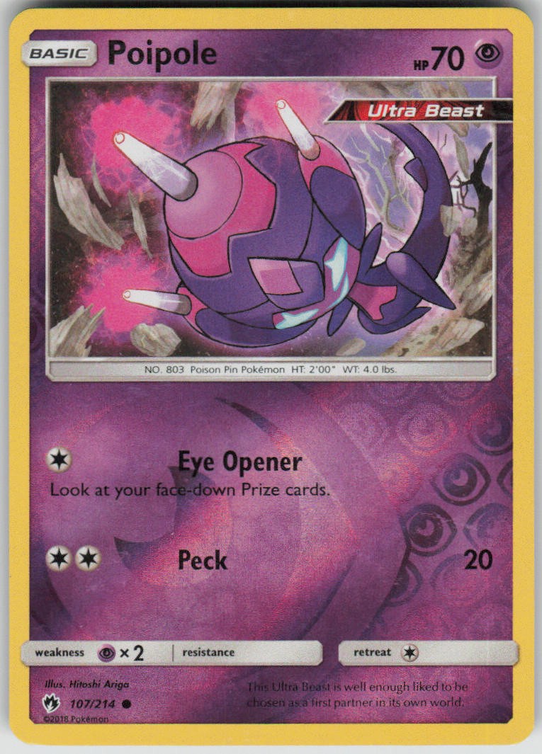 Pokemon Poipole Common SM - Lost Thunder 107/214 LP