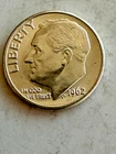 1962 Roosevelt Dime 10C - FB Brilliant Uncirculated Details, Broadstruck Error
