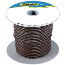 Tinned Copper Marine Wire,16 AWG,Brown,100 ft.
