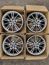 Genuine BMW 18” MV3 Staggered Alloys (Style 193M) Bmw Lexus chrome