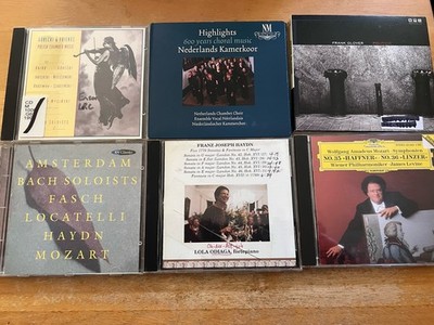 Lot of 6 Classical & Jazz CDs Mozart Haydn Górecki Choir Glover Amsterdam