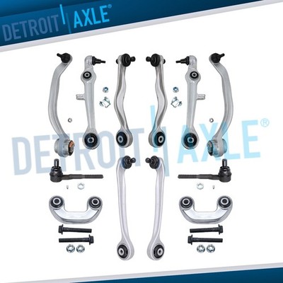 Front Upper Lower Control Arms Ball Joints Tierods for Audi A4 A6 Quattro Passat