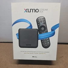 Xumo Stream Box 4K Streaming Device Model SCXI11BEI version 1.1 UHD NEW OPEN BOX