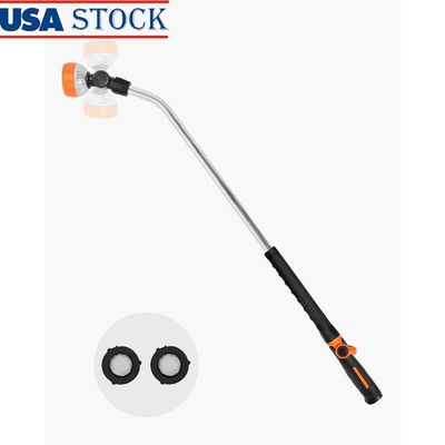 #ad 36 Inch Heavy Duty Watering Wand 8 Spray Patterns Leak Proof Hose Nozzle New $35.10