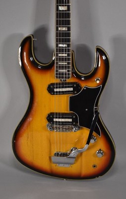 c. 1960s 1960s Teisco DG-67 Deluxe | 3-Color Sunburst Finish | eBay