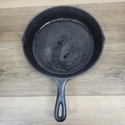 Lodge Cast Iron Skillet #8 SK, 3-Notch, Heat Ring, "D 1" Made in USA