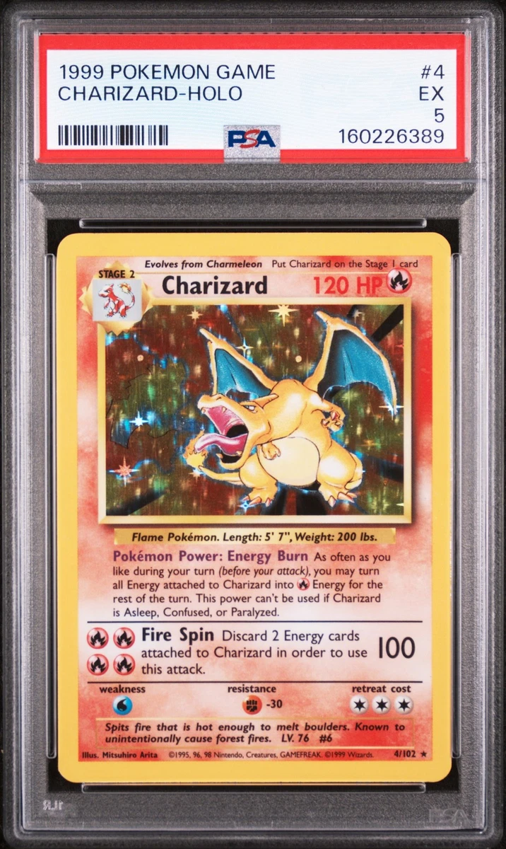Pokémon TCG Grade 5 Charizard Individual Collectible Card Game