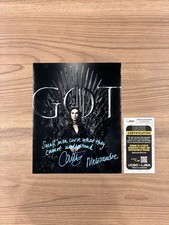 JSA COA Carice van Houten signed Melisandre Game of Thrones 8x10 Photo JSA COA Carice van Houten signed Melisandre Game of Thrones 8x10 Photo
